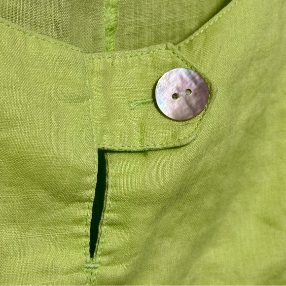 Ali Miles 3/4 Puff Sleeve Lightweight Lagenlook Artsy Button Neckline Blouse 1X - Picture 9 of 12